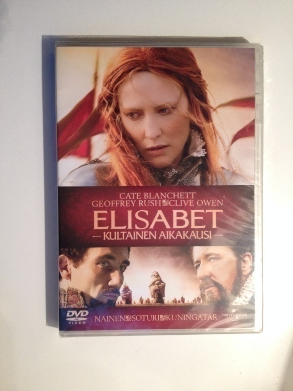 Elisabet - kultainen aikakausi (DVD) Cate Blanchett UUSI!