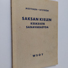 Eino Miettinen : Saksan kielen keskeistä sanavarastoa : k... - pikkukuva 1
