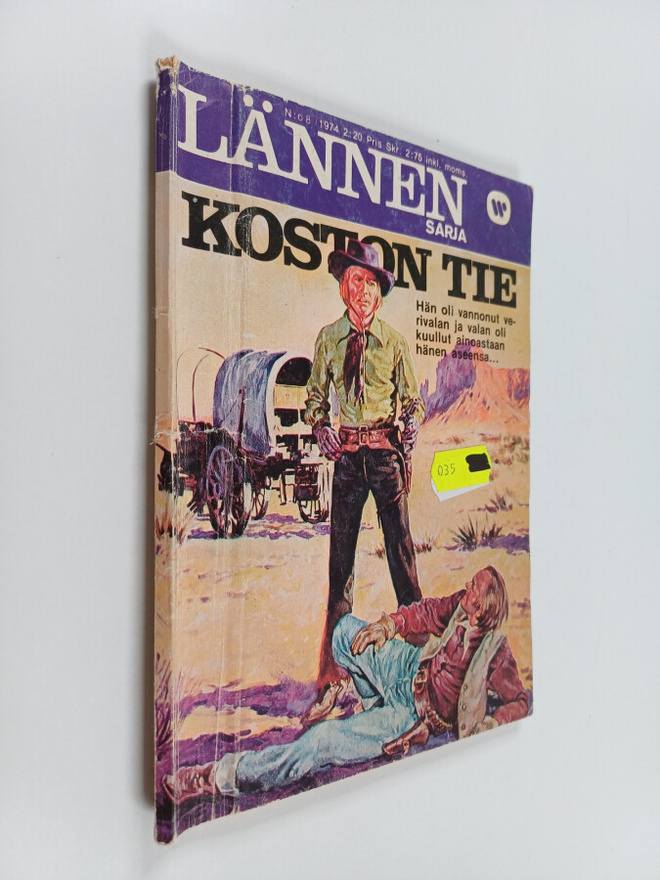 Walt Beaumont : Lännensarja 8/1974 : Koston tie