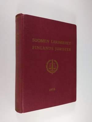 Eero (toim.) Schrey : Suomen lakimiehet 1958 = Finlands j...