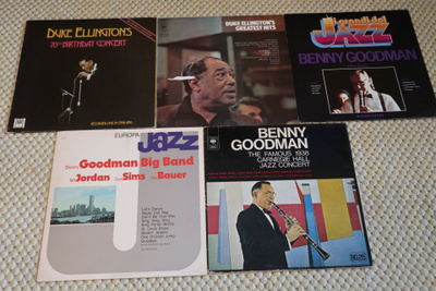NIPPU 11: Duke Ellington & Benny Goodman -LP:tä 5kpl