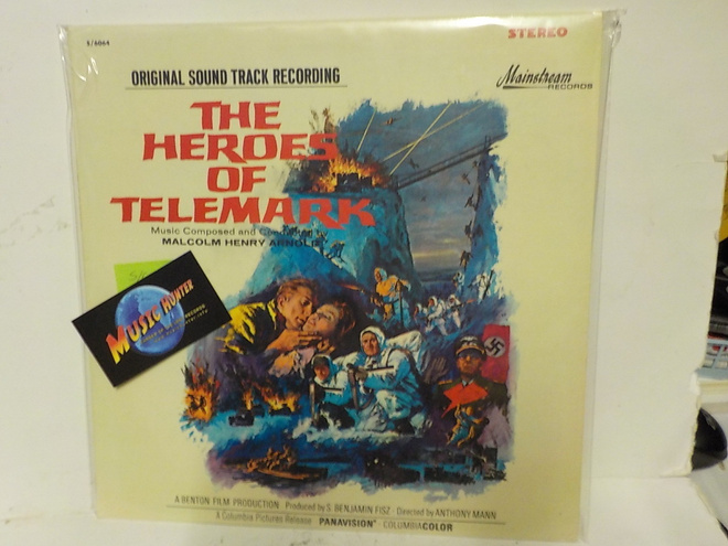 MALCOLM H ARNOLD - THE HEROS OF TELEMARK OST EX-/EX+ LP
