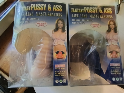 UUSI Fantasy Pussy & Ass 2-in-1 masturbaattori