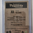 Tim Washe 2025-26 Parkhurst Hockey Penworks Rookies Auto - pikkukuva 2