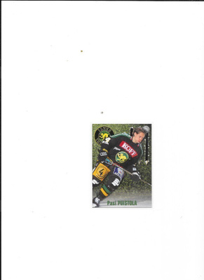 1998-99 CardSet #81 Pasi Puistola Ilves