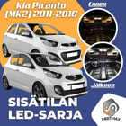 Kia Picanto (MK2) Sisätilan LED-sarja 6-osainen - pikkukuva 1