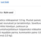 ENERGETICS - NILKKAPAINOT.  1,0kg.  2KPL.   NOUTO. - pikkukuva 2