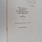 Fred Karlsson : Papers from the Seventh Scandinavian Conf... - pikkukuva 1