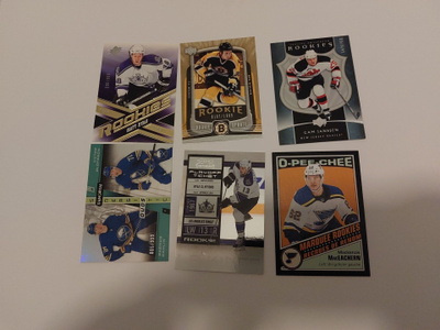 Numeroituja NHL kortteja 6kpl.