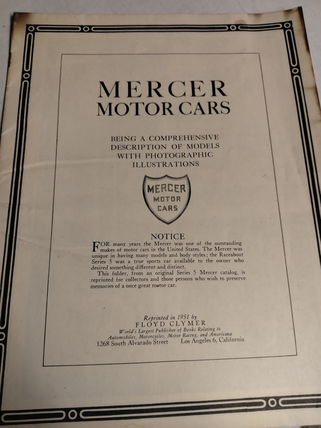 mercer motor cars