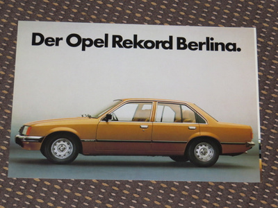 1978 Opel Rekord Berlina esite - KUIN UUSI