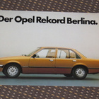 1978 Opel Rekord Berlina esite - KUIN UUSI - pikkukuva 1