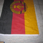 VANHA DDR LIPPU !  ISO KOKO 155 x 87 cm - pikkukuva 2