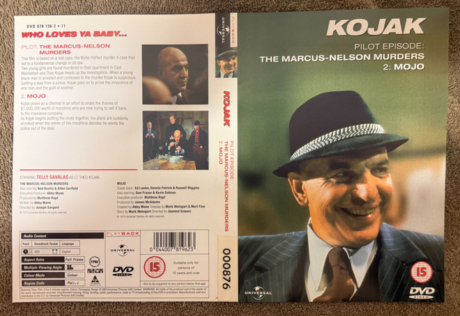 KOJAK - PILOT EPISODE: THE MARCUS-NELSON MURDERS (DVD)