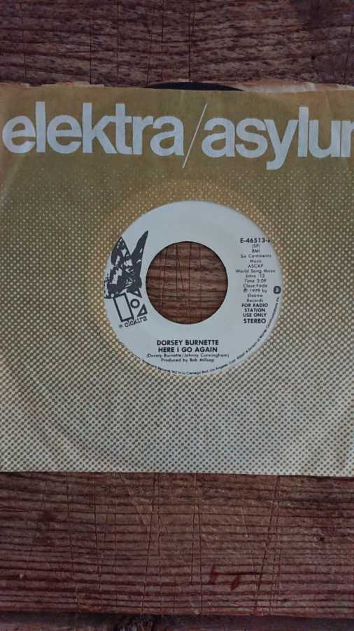 DORSEY BURNETTE - Here I Go Again  PROMO 7" US -79 NM