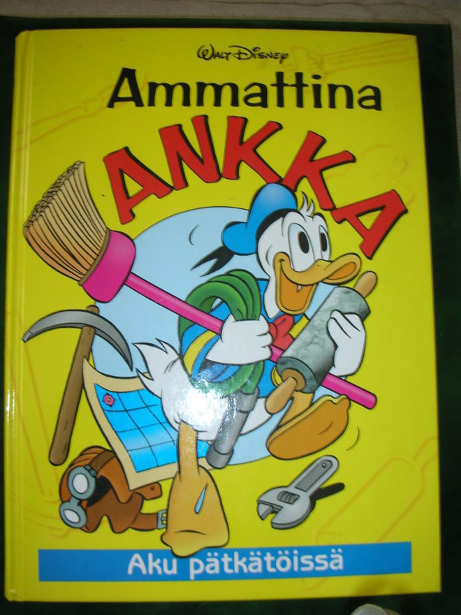 Ammattina ankka Aku pätkätöissä