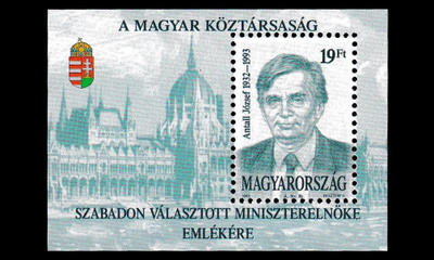 Unkari 4273BL229 ** Pääministeri József Antall (1993)
