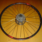PYÖRÄN 26" TAKAVANNE TERRAIN * 8-RATAS * LEVYJARRU - pikkukuva 2