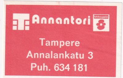 Tampere, Annantori, Annalankatu 3   s10/1