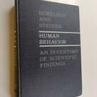 Bernard Berelson ym. : Human Behavior - An Inventory of S... - pikkukuva 1