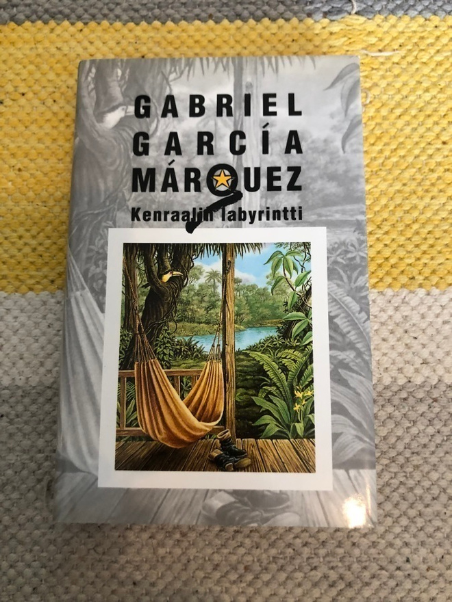Márquez: Kenraalin labyrintti. 1990. 1.painos.