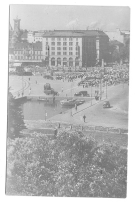 HELSINKI, KAUPPATORI -vanha kortti
