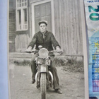 VANHA Valokuva KIVA Moottoripyörä 1930-l - pikkukuva 1