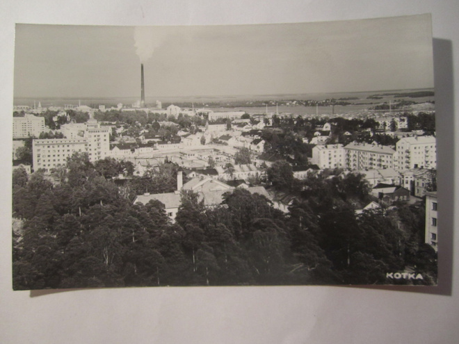 VANHA Postikortti Kotka 1950-l Alkup.Mallikappale