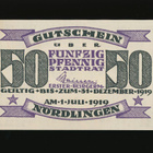 Saksa Notgeld 50 Pfennig, Nördlingen 1.7.1919 - pikkukuva 2