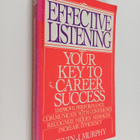 Kevin J. Murphy : Effective listening : hearing what peop... - pikkukuva 1