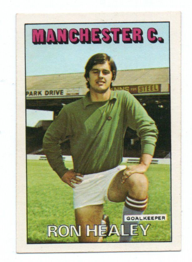Purkkakuva Jalkapallo n:o 207 RON HEALEY. Manchester C.