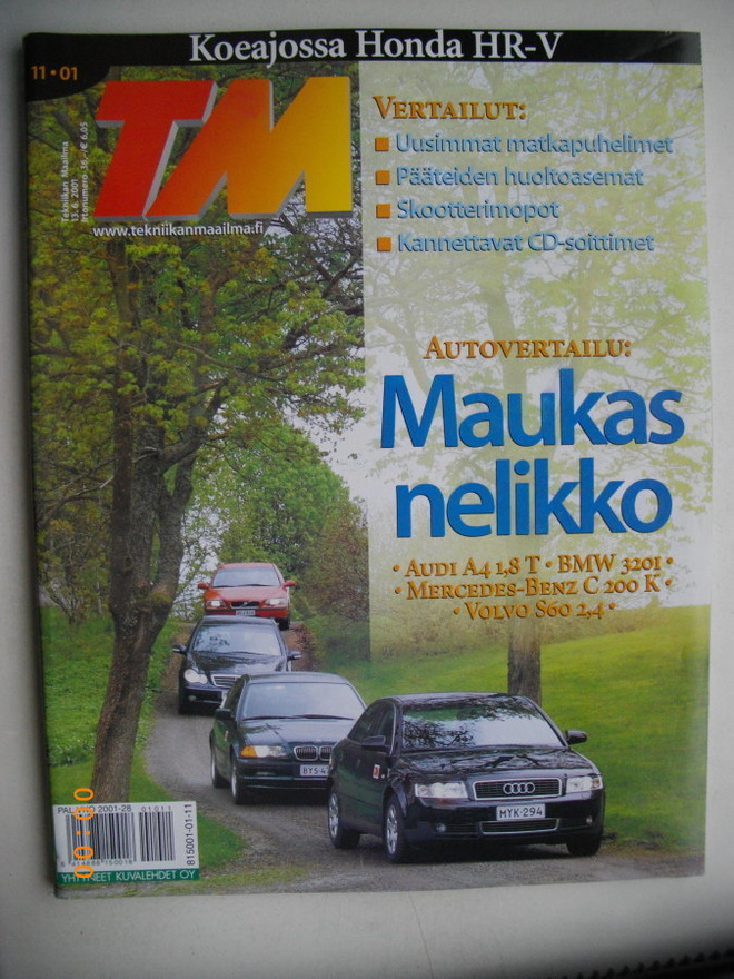 Tekniikan Maailma Nro 11/2001 (30.7)