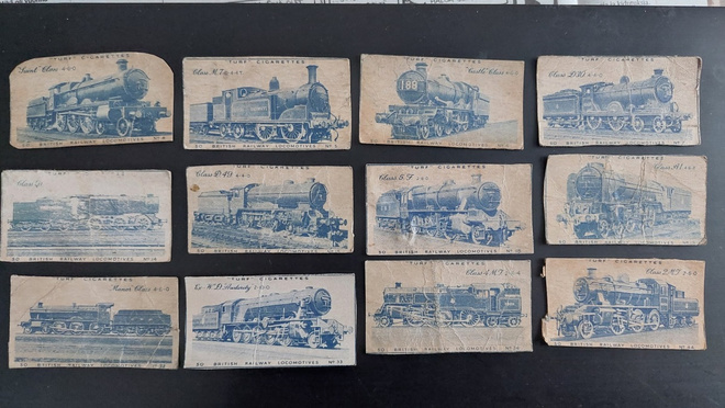 British Railway Locomotives - 12 tupakkakorttia