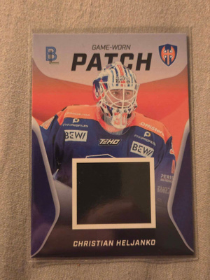 2026-27 Blueline Game-worn patch Christian Heljanko 16/40