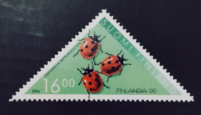 1994 Finlandia 95 leppäkerttuja 16,00 mk **
