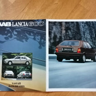 1980 Saab - Lancia 600 esite - KUIN UUSI - 24 sivua - pikkukuva 1