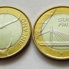 Suomi 5 eur, maakuntaraha+maakuntien rakenn. Lappi, unc - pikkukuva 2