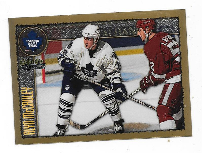 1998-99 OPC Chrome #79 Alyn McCauley , Toronto Maple Leafs