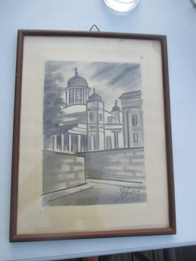 VANHA TAULU vuodelta 1945 - signeerattu