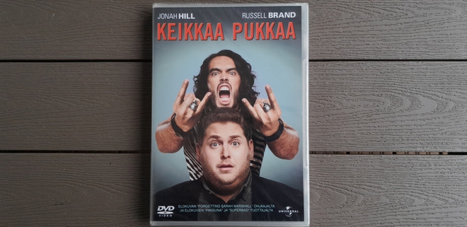 DVD: Keikkaa Pukkaa (Jonah Hill, Russell Brand 2010) UUSI