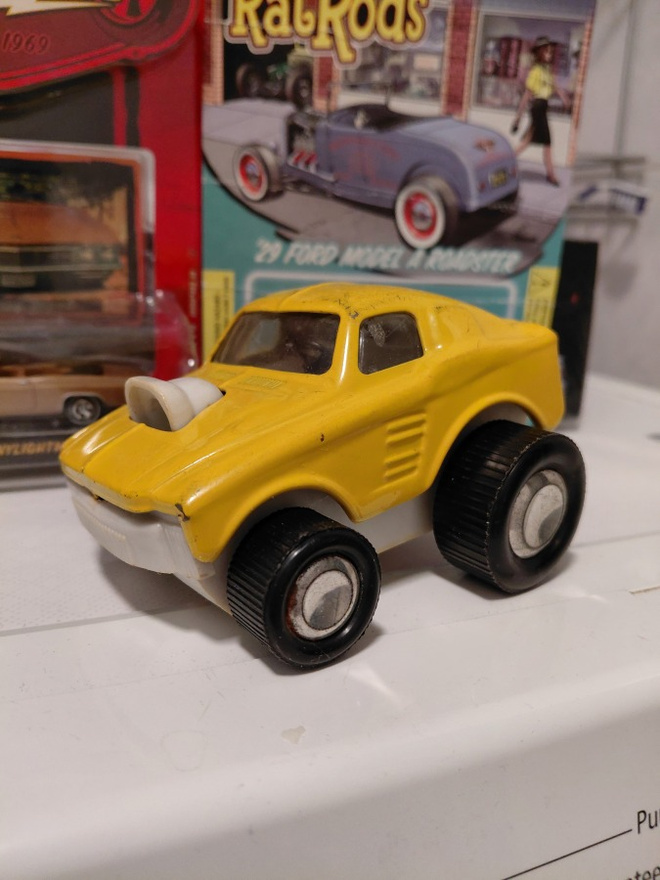Ford Mustang fastback pelti/muovi Made in Japan