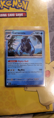 Carracosta #23 Pokemon Black Bolt RARE HOLOGRAPHIC card