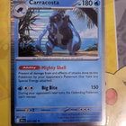 Carracosta #23 Pokemon Black Bolt RARE HOLOGRAPHIC card - pikkukuva 1