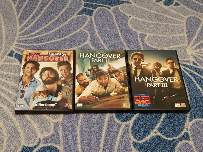 Hangover / Kauhea Kankkunen 1-3 Trilogia DVD