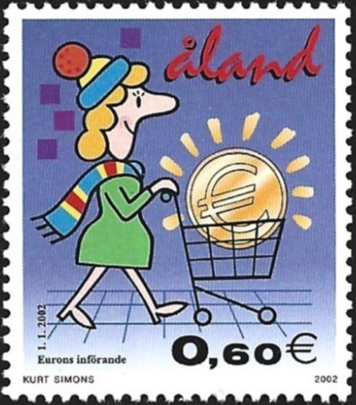 Åland 2002  EURO  0,60 €  ** LaPe 198
