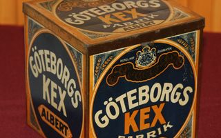 Göteborgs Kex fabrik Albert peltipurkki Vintage