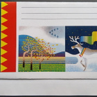 Joulupukin postin postikirje, FDC-leimalla 1.11.1991 - pikkukuva 2