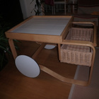 Artek Alvar Aalto pöytä/tarjoiluvaunu 900 koivu/valkoinen. - pikkukuva 3