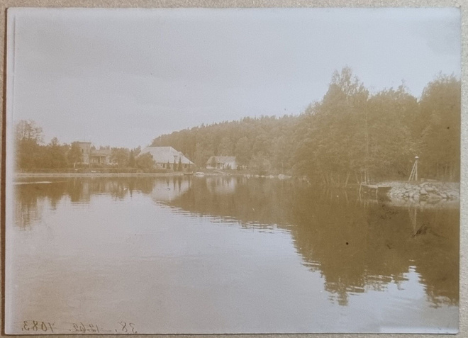 Lavola Saimaan kanava 1908 Postikortti originaali