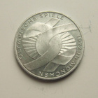 Saksa 10 mark 1972 D  Olympialaiset Münchenissä - hopeaa - - pikkukuva 2
